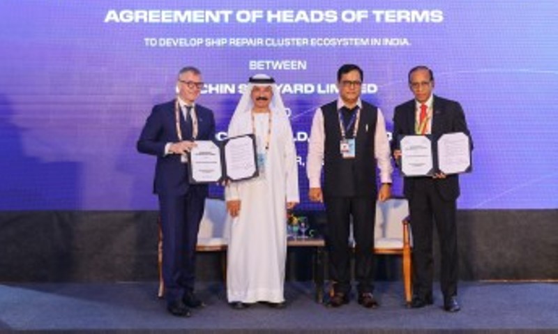 drydock world mou with cochin shipyard